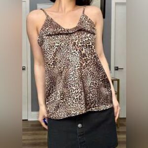 Rouje Paris Stylish Leopard Print Camisole top, XS